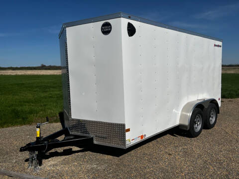 2022 Wells Cargo 7x14 V-Nose Dual Axle (7K) for sale at Forkey Auto & Trailer Sales in La Fargeville NY