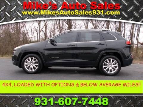2015 Jeep Cherokee for sale at Mike's Auto Sales in Shelbyville TN