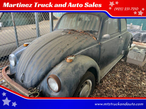 1968 Volkswagen Beetle for sale at Martinez Truck and Auto Sales in Martinez CA
