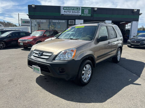 2006 Honda CR-V for sale at Wakefield Auto Sales of Main Street Inc. in Wakefield MA