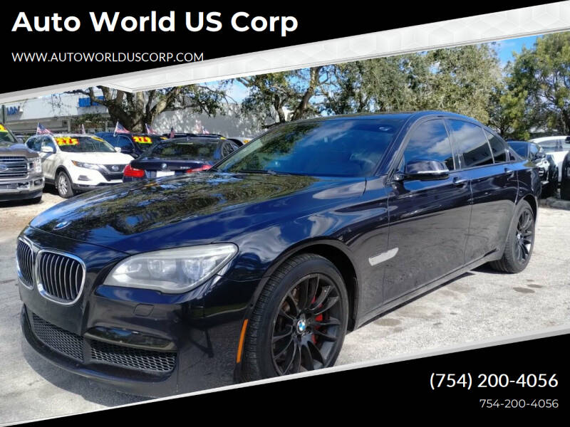 2014 BMW 7 Series for sale at Auto World US Corp in Plantation FL