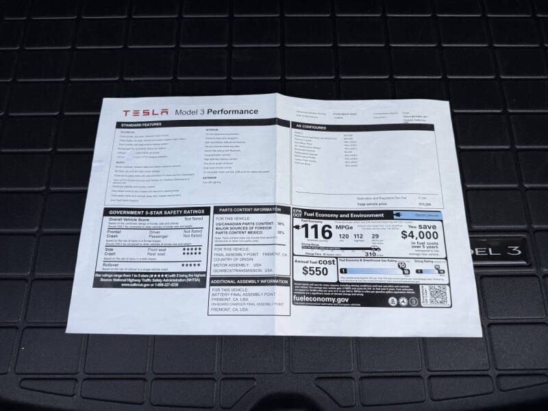 2018 Tesla Model 3 Performance