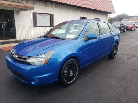 2011 Ford Focus for sale at Salem Auto Sales in Salem VA