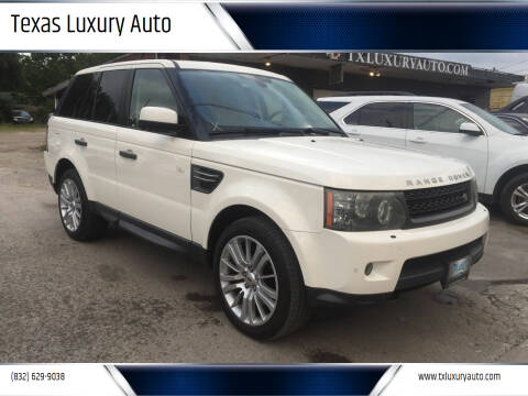 2010 Land Rover Range Rover Sport for sale at Texas Luxury Auto in Houston TX
