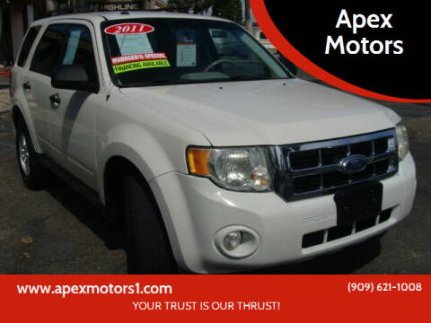 2011 Ford Escape for sale at Apex Motors in Montclair CA