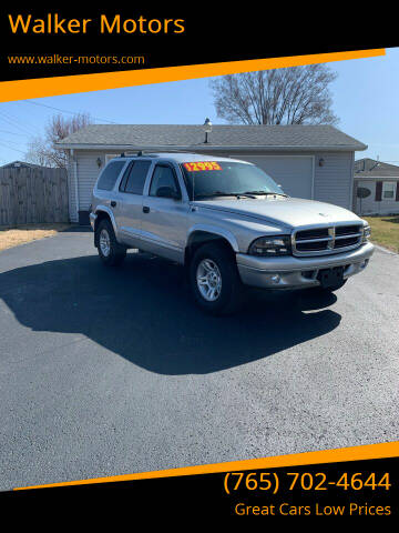 2003 Dodge Durango for sale at Walker Motors in Muncie IN