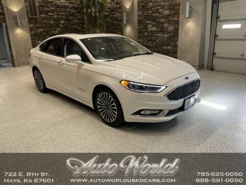 2018 Ford Fusion Hybrid for sale at Auto World Used Cars in Hays KS