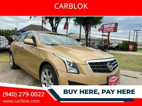 2013 Cadillac ATS for sale at CARBLOK in Lewisville TX