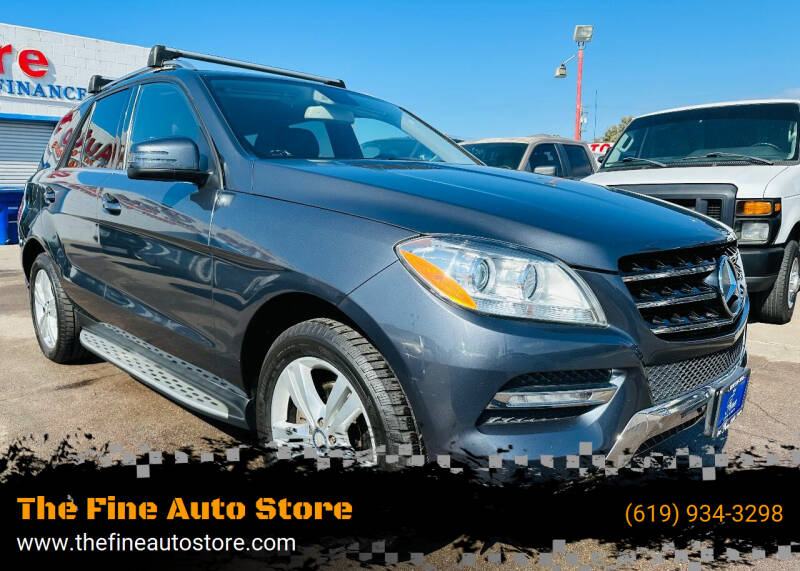 2012 Mercedes-Benz M-Class for sale at The Fine Auto Store in Imperial Beach CA