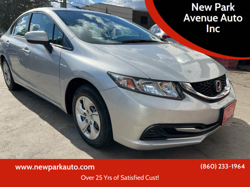 2015 Honda Civic for sale at New Park Avenue Auto Inc in Hartford CT