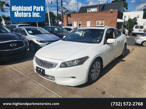 2009 Honda Accord for sale at Highland Park Motors Inc. in Highland Park NJ