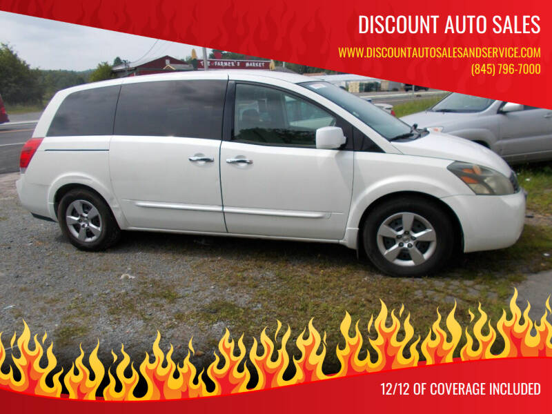 2008 Nissan Quest for sale at Discount Auto Sales in Monticello NY