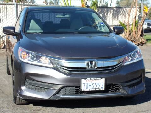 2016 Honda Accord for sale at PRIMETIME AUTOS in Sacramento CA