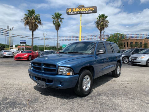 2002 Dodge Durango for sale at A MOTORS SALES AND FINANCE in San Antonio TX