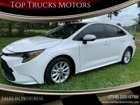 2020 Toyota Corolla for sale at Top Trucks Motors in Pompano Beach FL