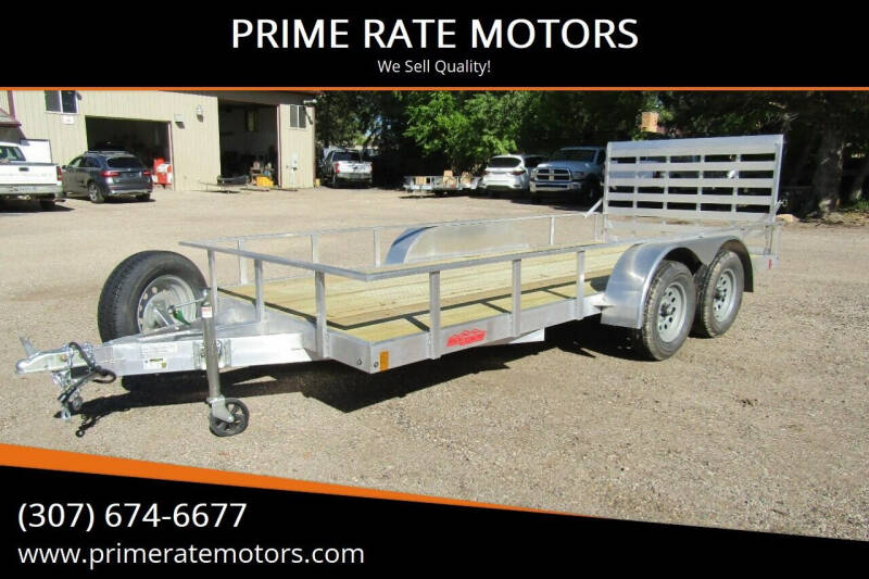 2024 ALCOM 16FT ALUMINUM UTILITY TRAILER for sale at PRIME RATE MOTORS - Trailers in Sheridan WY