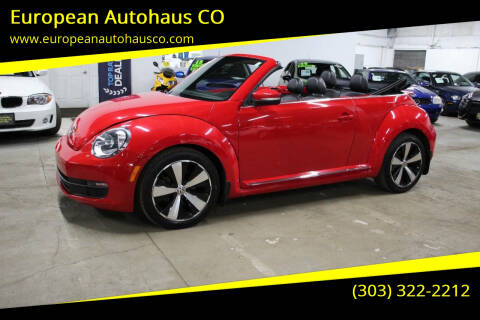 2013 Volkswagen Beetle Convertible for sale at European Autohaus CO in Denver CO