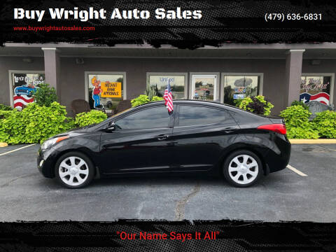 2013 Hyundai Elantra for sale at Buy Wright Auto Sales in Rogers AR