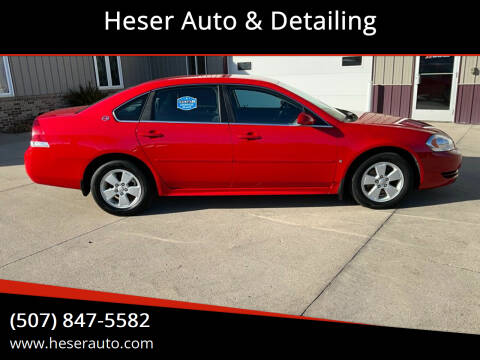 2009 Chevrolet Impala for sale at Heser Auto & Detailing in Jackson MN