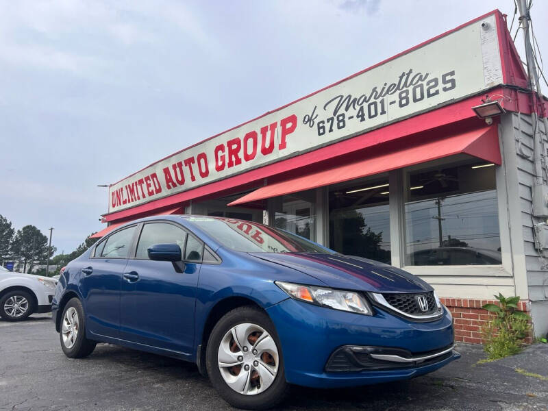 2015 Honda Civic for sale at Unlimited Auto Group of Marietta in Marietta GA