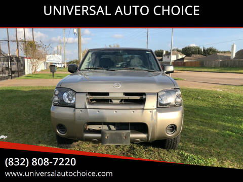 2004 Nissan Frontier for sale at UNIVERSAL AUTO CHOICE in Houston TX