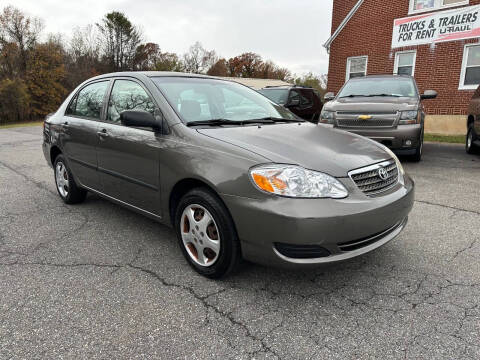 2007 Toyota Corolla for sale at Regional Auto Sales in Madison Heights VA