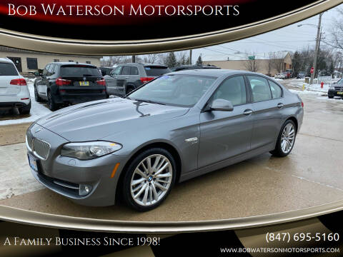 2011 BMW 5 Series for sale at Bob Waterson Motorsports in South Elgin IL