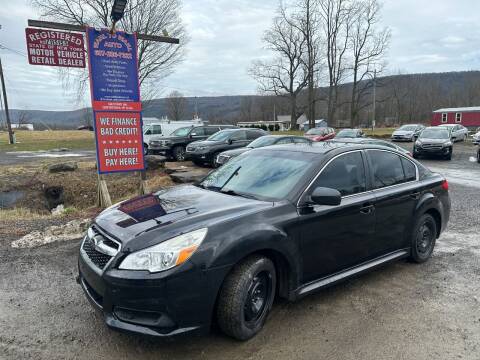 2013 Subaru Legacy for sale at Wahl to Wahl Car Sales in Cooperstown NY