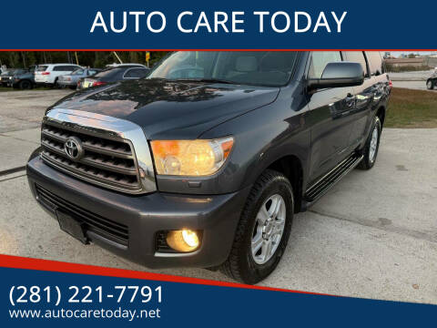 2010 Toyota Sequoia for sale at AUTO CARE TODAY in Spring TX