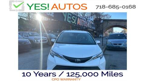 2022 Toyota Sienna for sale at Yes Haha in Flushing NY