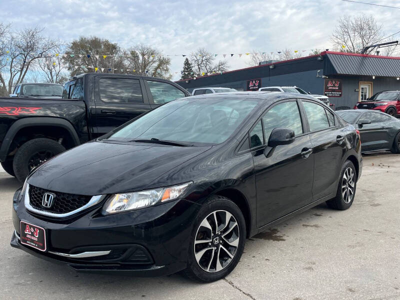 2013 Honda Civic for sale at A & J AUTO SALES in Eagle Grove IA