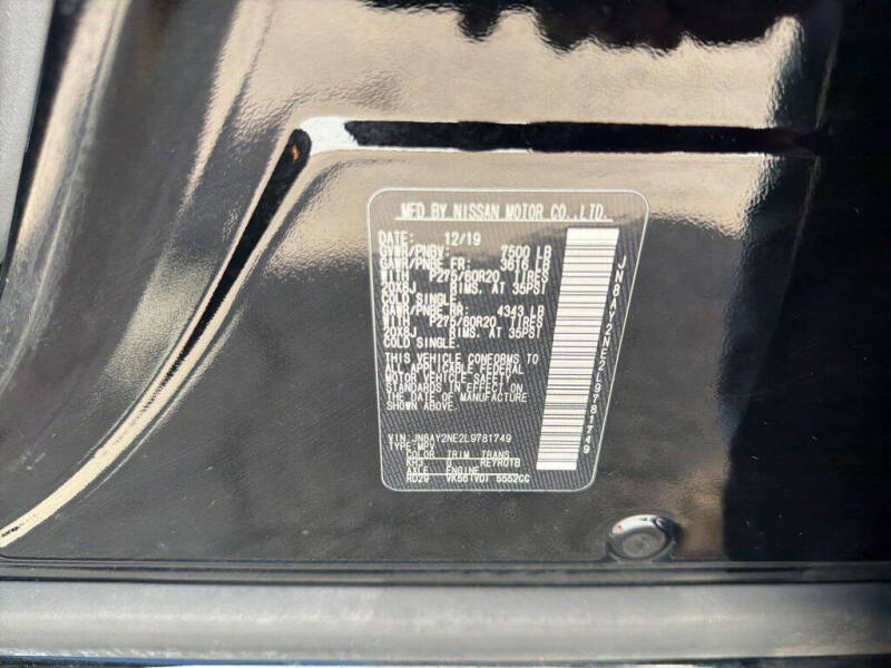2020 Nissan Armada Platinum
