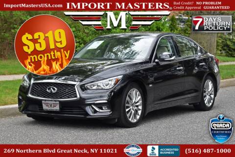 2019 Infiniti Q50 for sale at Import Masters in Great Neck NY