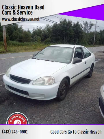 2000 Honda Civic for sale at Classic Heaven Used Cars & Service in Brimfield MA