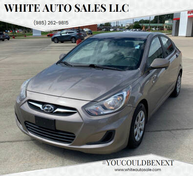 2012 Hyundai Accent for sale at WHITE AUTO SALES LLC in Houma LA