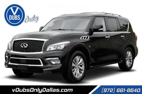2016 Infiniti QX80 for sale at VDUBS ONLY in Plano TX