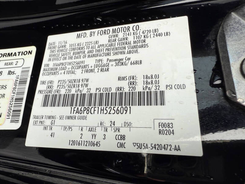 2017 Ford Mustang GT Premium