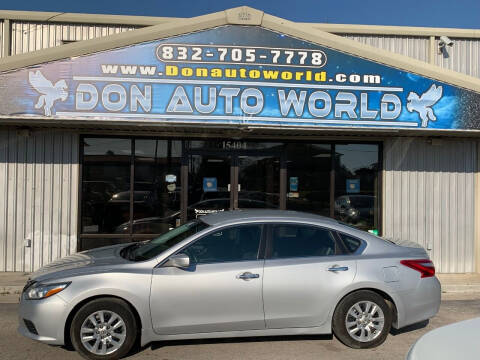 2017 Nissan Altima for sale at Don Auto World in Houston TX