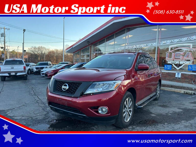 2016 Nissan Pathfinder for sale at USA Motor Sport inc in Marlborough MA