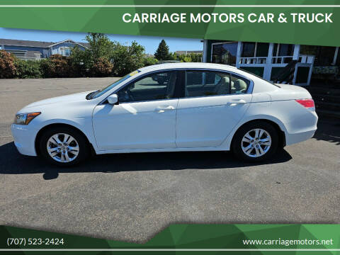 2010 Honda Accord for sale at Carriage Motors Car & Truck in Santa Rosa CA