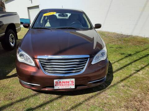 2012 Chrysler 200 for sale at Sann's Auto Sales in Baltimore MD