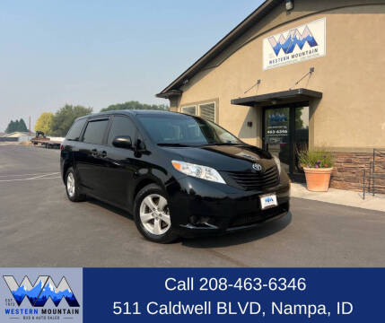 2015 Toyota Sienna for sale at Western Mountain Bus & Auto Sales in Nampa ID