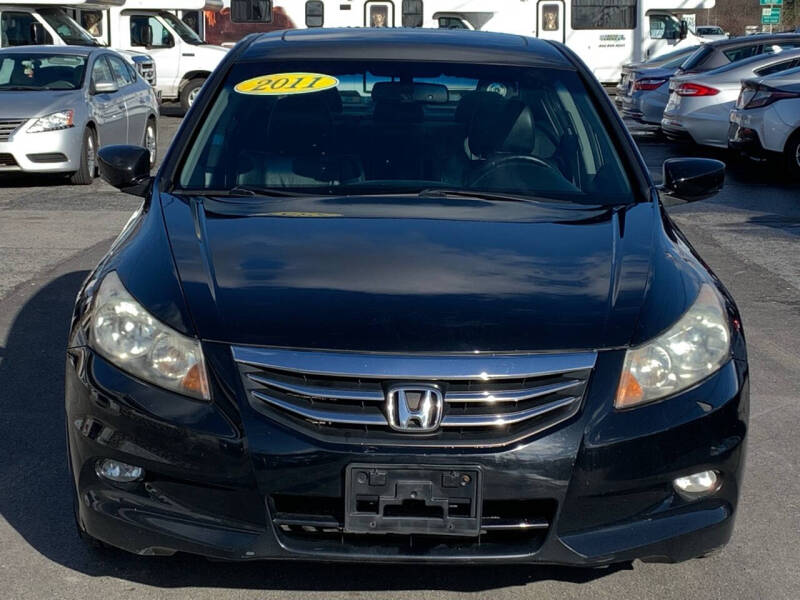 Used 2011 Honda Accord EX-L V6 with VIN 1HGCP3F8XBA008211 for sale in Worcester, MA