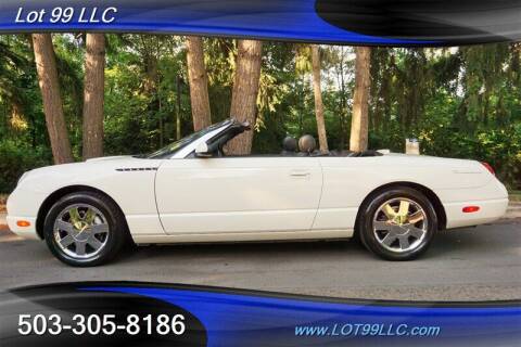 2002 Ford Thunderbird for sale at LOT 99 LLC in Milwaukie OR