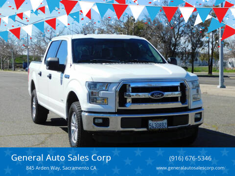 2016 Ford F-150 for sale at General Auto Sales Corp in Sacramento CA