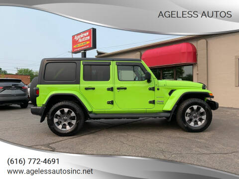 2021 Jeep Wrangler Unlimited for sale at Ageless Autos in Zeeland MI