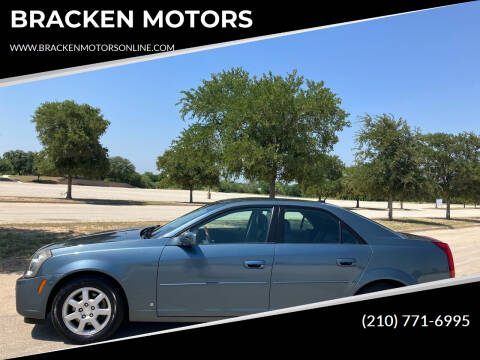 2006 Cadillac CTS for sale at BRACKEN MOTORS in San Antonio TX