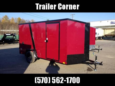 Look Trailers STLC 6X12 - BLACKED OUT - RAMP