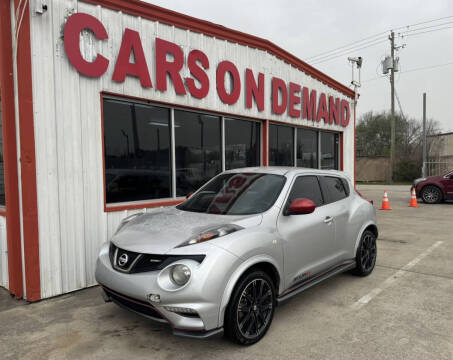2013 Nissan JUKE for sale at Cars On Demand 2 in Pasadena TX