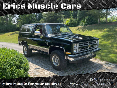 1987 Chevrolet Blazer for sale at Eric's Muscle Cars in Clarksburg MD